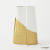 Metallic Dipped Tall Vase